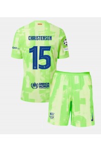 Barcelona Andreas Christensen #15 Babytruitje 3e tenue Kind 2024-25 Korte Mouw (+ Korte broeken)